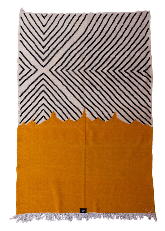 sahara henna dyed rug